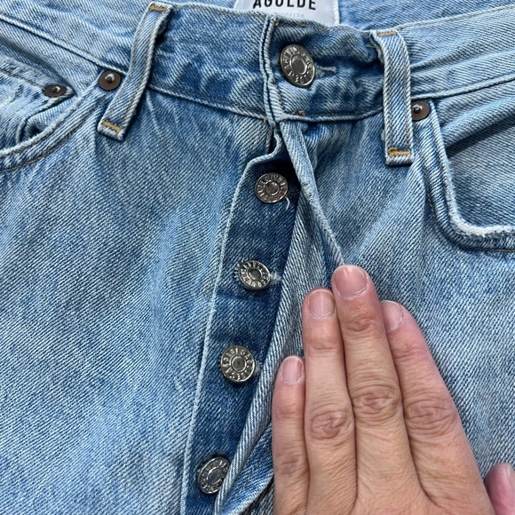 Agolde Riley Straight Jeans - Size 28 - 100% cotton - Picture 6 of 9